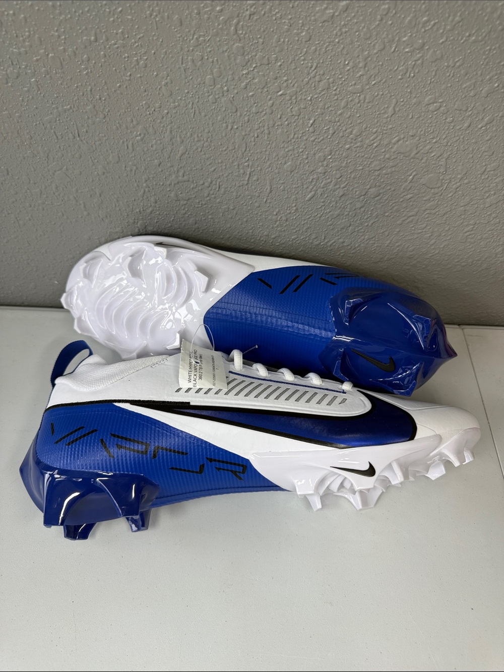 Nike Vapor Football Cleats in Royal Blue, White and Black